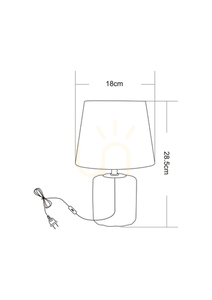 HS9143-GD Bílá stolní lampa 1xE14. 1 HS9143-GD Bílá stolní lampa 1xE14. small 1