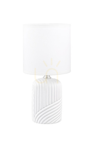 Kontrola HS9085 Stolní lampa bílá 1xE14