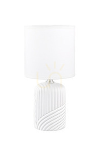 Bílá stolní lampa Zuma Line HS9085, E14 0 Bílá stolní lampa Zuma Line HS9085, E14 small 0