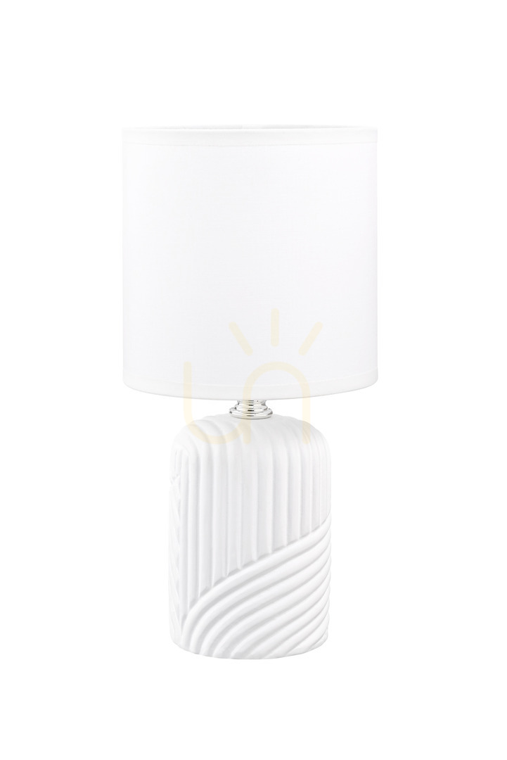 Kontrola Bílá stolní lampa Zuma Line HS9085, E14 Bílá stolní lampa Zuma Line HS9085, E14
