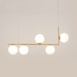 Závěsné svítidlo Sigma Andy 5 zlatobéžové G9 90 cm SKU 33612 small 1
