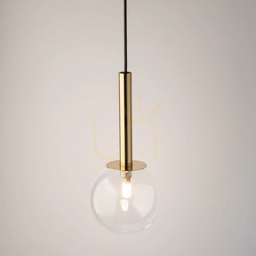 Kontrola Závěsné svítidlo Sigma DAISY 1 zlaté/průhledné 40757