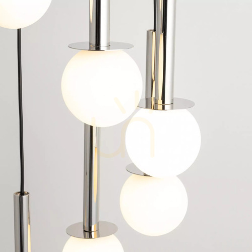 Kontrola Závěsná lampa Sigma DAISY 7 stříbrná/bílá 40766