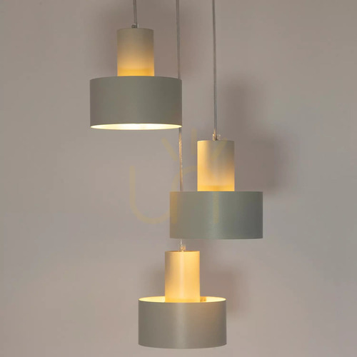 Kontrola Závěsné svítidlo Sigma RIF 3 šedobéžové E27 33 cm 41168