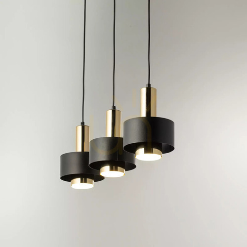 Kontrola Závěsné svítidlo Sigma RIF LUX 3 černá/zlatá 40720