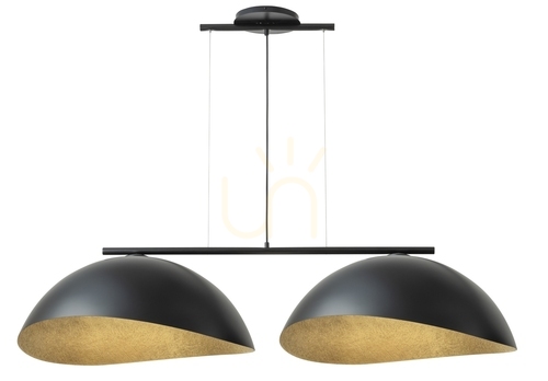 Kontrola Závěsné svítidlo Sigma Solar 2 L černé/černo-zlaté E27 SKU 40578
