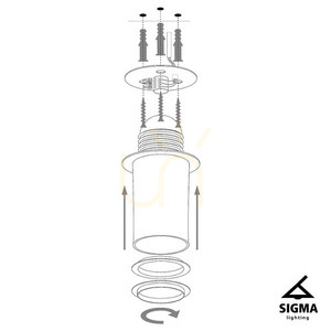 Plafón Sigma Solaris M černý/zlatý 40598 2 Plafón Sigma Solaris M černý/zlatý 40598 small 2
