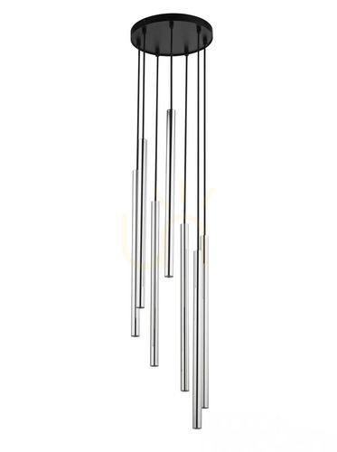 Kontrola Závěsná lampa Sigma SOPEL LUX 7x G9 černá/stříbrná 40734