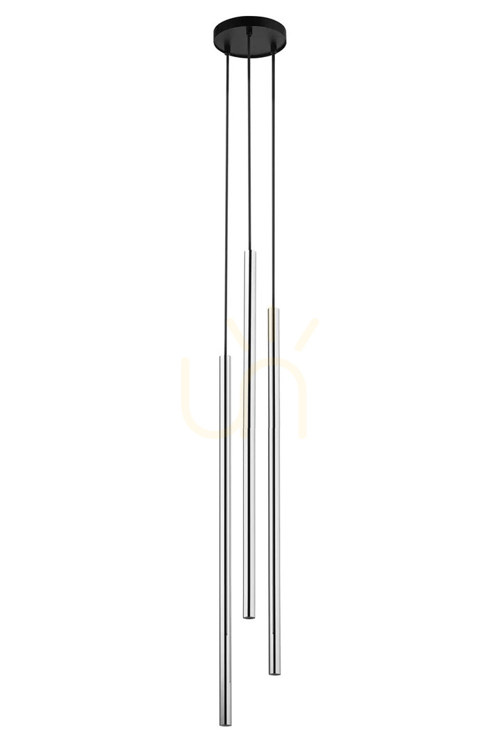 Kontrola Závěsná lampa Sigma SOPEL LUX 3x G9 černá/stříbrná 40744 Závěsná lampa Sigma SOPEL LUX 3x G9 černá/stříbrná 40744