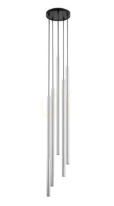 Závěsné svítidlo Sigma SOPEL LUX 5 černo-stříbrné 40745 small 0