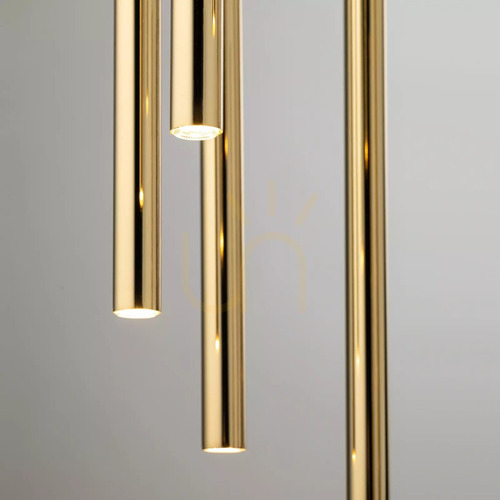 Kontrola Závěsná lampa Sigma SoPEL Lux černo-zlatá 5x G9 40750