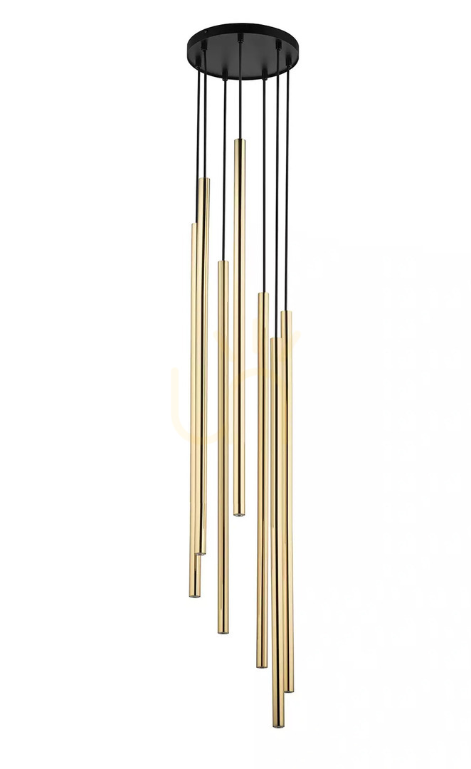 Kontrola Závěsná lampa Sigma SoPEL Lux černo-zlatá 5x G9 40750 Závěsná lampa Sigma SoPEL Lux černo-zlatá 5x G9 40750