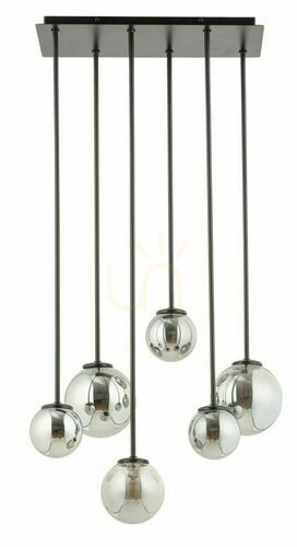 Kontrola Plafón Sigma Tulia 6 černý šedý 42 cm 33498
