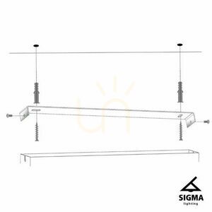Plafon Sigma Tulia 4 černý šedé sklo 12W G9 33504 small 2