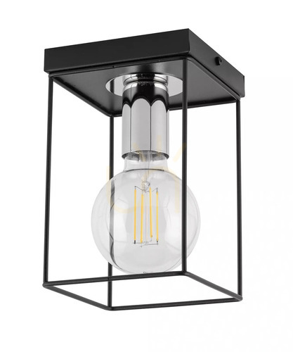 Kontrola Plafon Sigma VOX 1 černý/stříbrný E27 15W 40698