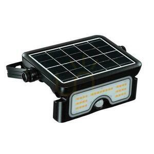 V-TAC 7W CCT solární LED reflektor s čidlem pohybu IP65 černý VT-777-7 STEP: 3000K + 4000K + 6500K 900lm small 0