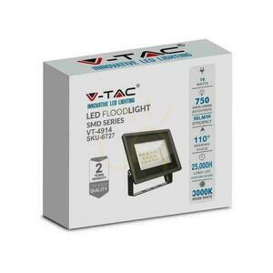 V-TAC LED reflektor 10W SMD třídy F černý VT-4914-B 4000K 750lm. small 3