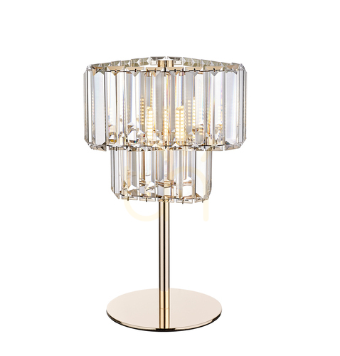 Kontrola Stolní lampa HELIOS T0496-01G-F7AC zlatá 1xG9.