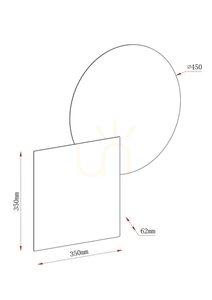 Plafond BONNY 250069-TE Gold 1xLED small 1