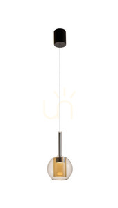 Závěsné svítidlo TAGNA 251001-AM Black 1xLED small 0