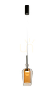 Závěsné svítidlo TAGNA 251010-AM Černá 1xLED small 0