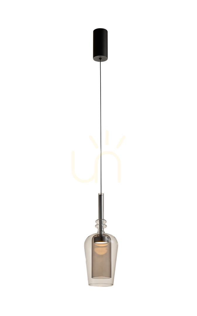 Kontrola Závěsné svítidlo TAGNA 251010-SM černé 1xLED Závěsné svítidlo TAGNA 251010-SM černé 1xLED