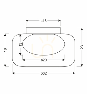 Stropní svítidlo Candellux SOPRA 32 (31-50977), drátěné stínítko se skleněným difuzorem, GX53 max. 10 W, černo-zlaté, ø32 cm small 3