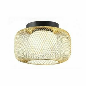 Stropní svítidlo Candellux SOPRA 32 (31-50977), drátěné stínítko se skleněným difuzorem, GX53 max. 10 W, černo-zlaté, ø32 cm small 0
