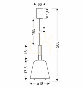 BUENO šedá GX53 10W závěsná lampa CANDELLUX 31-50441 small 4