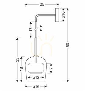 Nástěnné svítidlo GLAXI černé GX53 9W CANDELLUX 21-50410 small 2