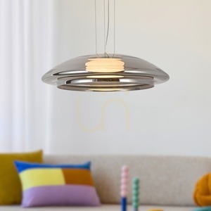 OMBRE 34 šedá 10W závěsná lampa CANDELLUX 31-51103 small 1