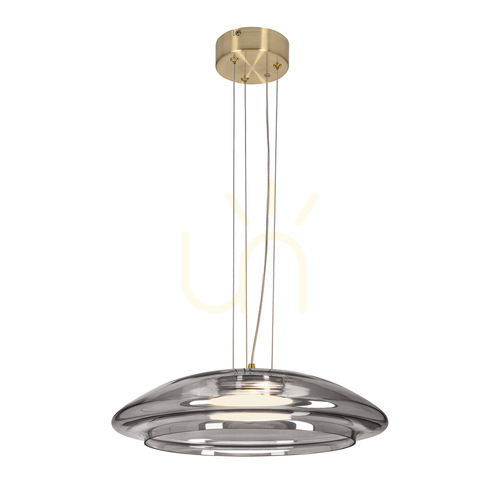 Kontrola OMBRE 42 šedá 10W závěsná lampa CANDELLUX 31-51097