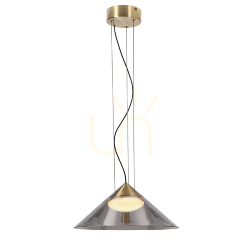 Kontrola PRESTO 34 šedá 10W závěsná lampa CANDELLUX 31-51073