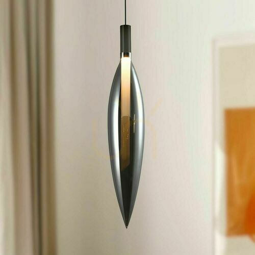 Kontrola Závěsné svítidlo Candellux NORDIC 31-51301, černé zavěšení, šedé kouřové stínidlo, G9 max. 5 W