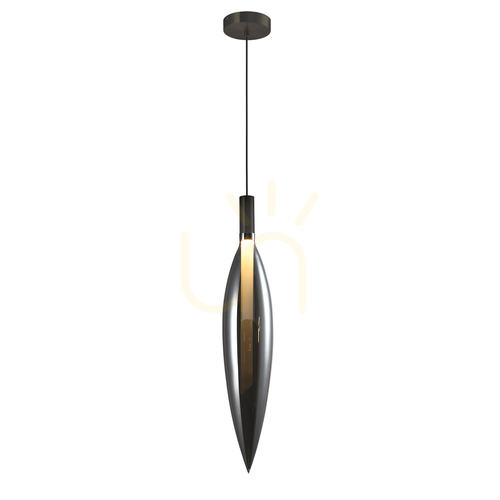 Kontrola Závěsná lampa NORDIC šedá G9 5W CANDELLUX 31-51301