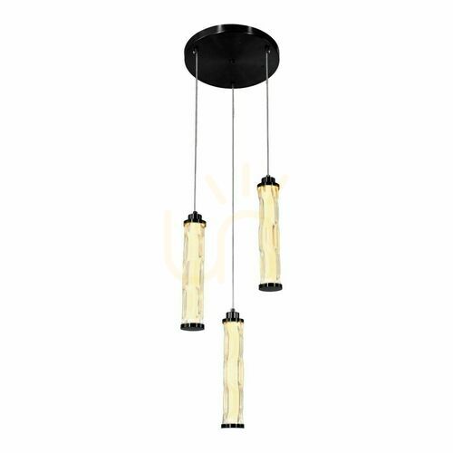 Kontrola Závěsná lampa CORTE transparentní LED 25W CANDELLUX 33-50762
