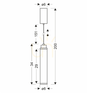 Závěsná lampa CORTE transparentní LED 10W CANDELLUX 31-50731 small 4