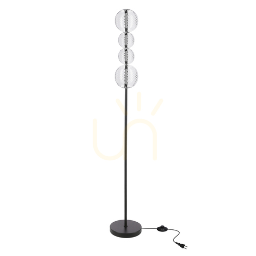 Kontrola Stojací lampa PLAYA transparentní LED 15W CANDELLUX 54-50557