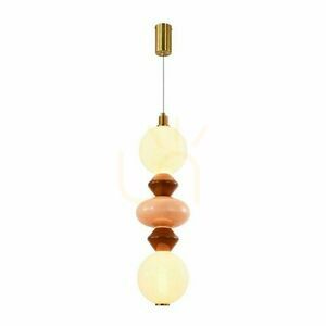 FLORES hnědá LED 15W závěsná lampa CANDELLUX 32-50656 small 0