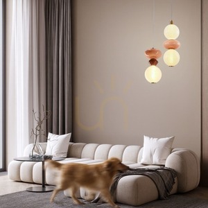 FLORES hnědá závěsná lampa LED 10W CANDELLUX 31-50632 small 2