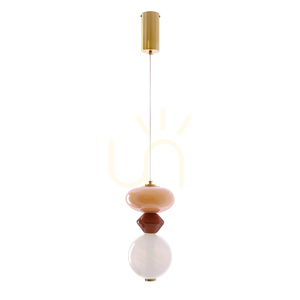 FLORES hnědá závěsná lampa LED 10W CANDELLUX 31-50632 small 0