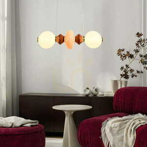 FLORES hnědá LED 15W závěsná lampa CANDELLUX 32-50663 small 1