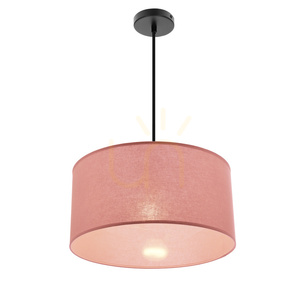 Závěsné svítidlo Candellux SHANTI 31-38647, světle vřesově růžové stínidlo 40 cm, 1×E27 small 5