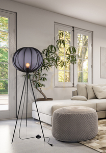 Stojací lampa MELLOW černá E27 40W CANDELLUX 51-41944 small 1