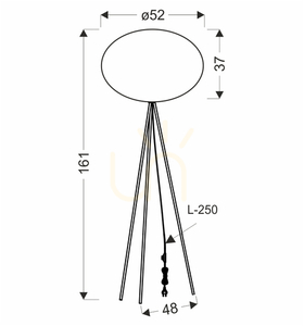Stojací lampa MELLOW černá E27 40W CANDELLUX 51-41944 small 4