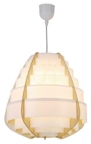 Kontrola Závěsná lampa NAGOJA béžová E27 40W CANDELLUX 50101038