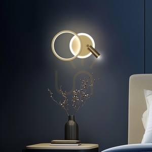 MONET zlatá LED nástěnná lampa 13W CANDELLUX 22-35677 small 1