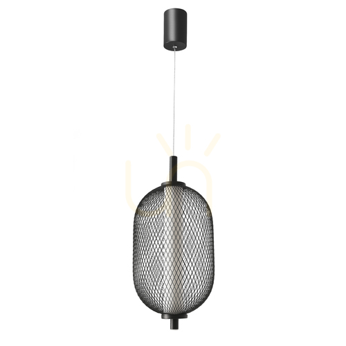 Kontrola Závěsná lampa PUMA černá LED 10W CANDELLUX 31-35349