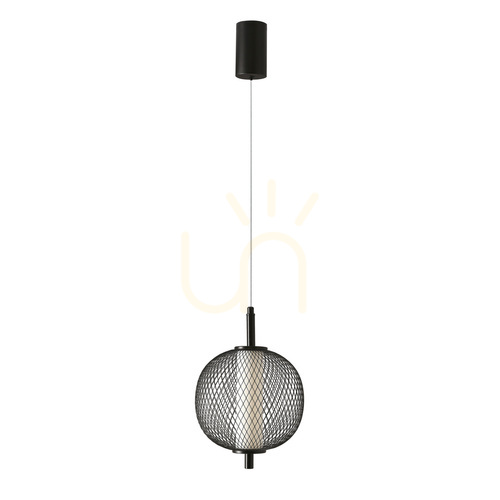 Kontrola Závěsná lampa PUMA černá LED 10W CANDELLUX 31-35332