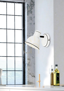 Nástěnná lampa ZUMBA bílá černá E14 40W CANDELLUX 91-72115 small 1